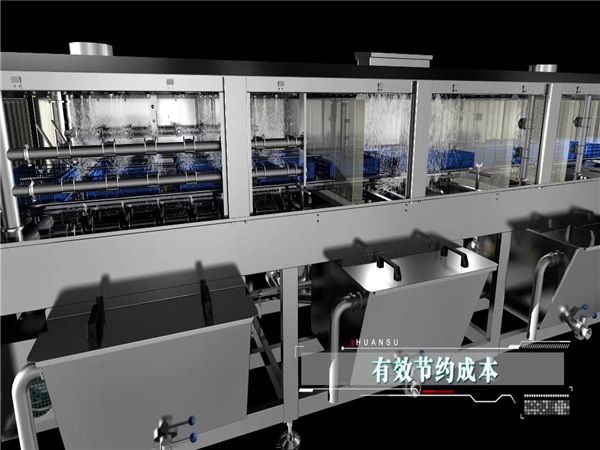 周轉(zhuǎn)箱清洗機(jī)，塑料盤筐清洗機(jī)，水果筐清洗機(jī)，價格采購