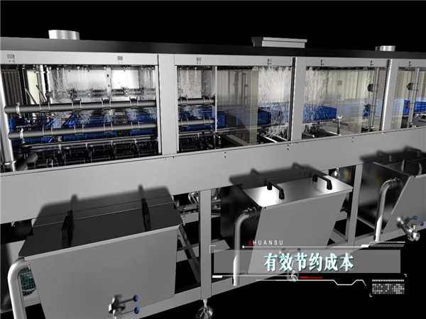 周轉(zhuǎn)箱清洗機(jī)，塑料盤筐清洗機(jī)，水果筐清洗機(jī)，價格采購