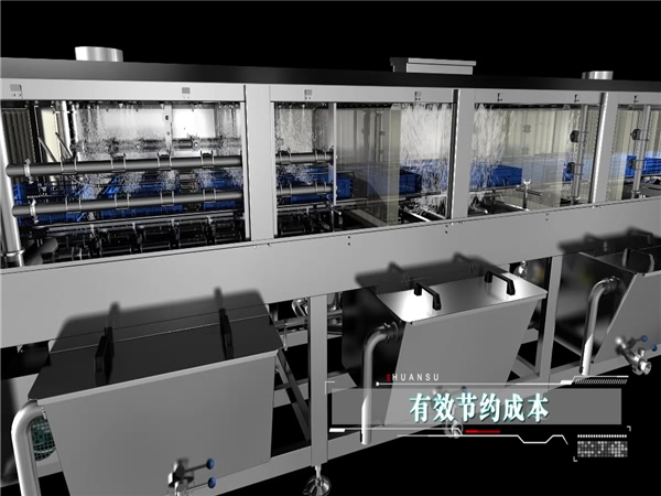 周轉(zhuǎn)箱清洗機(jī)，塑料盤筐清洗機(jī)，水果筐清洗機(jī)，價格采購