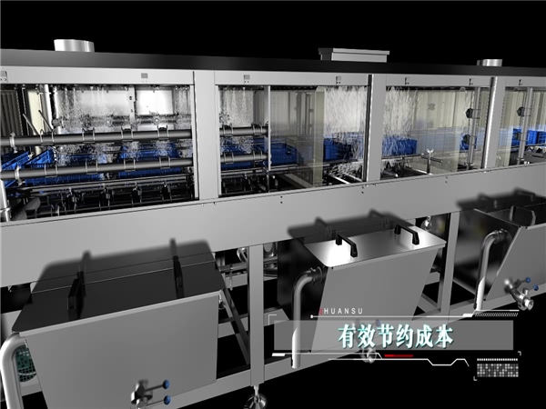 供應洗筐機，周轉箱清洗機，全自動洗框設備，環速洗筐機價格